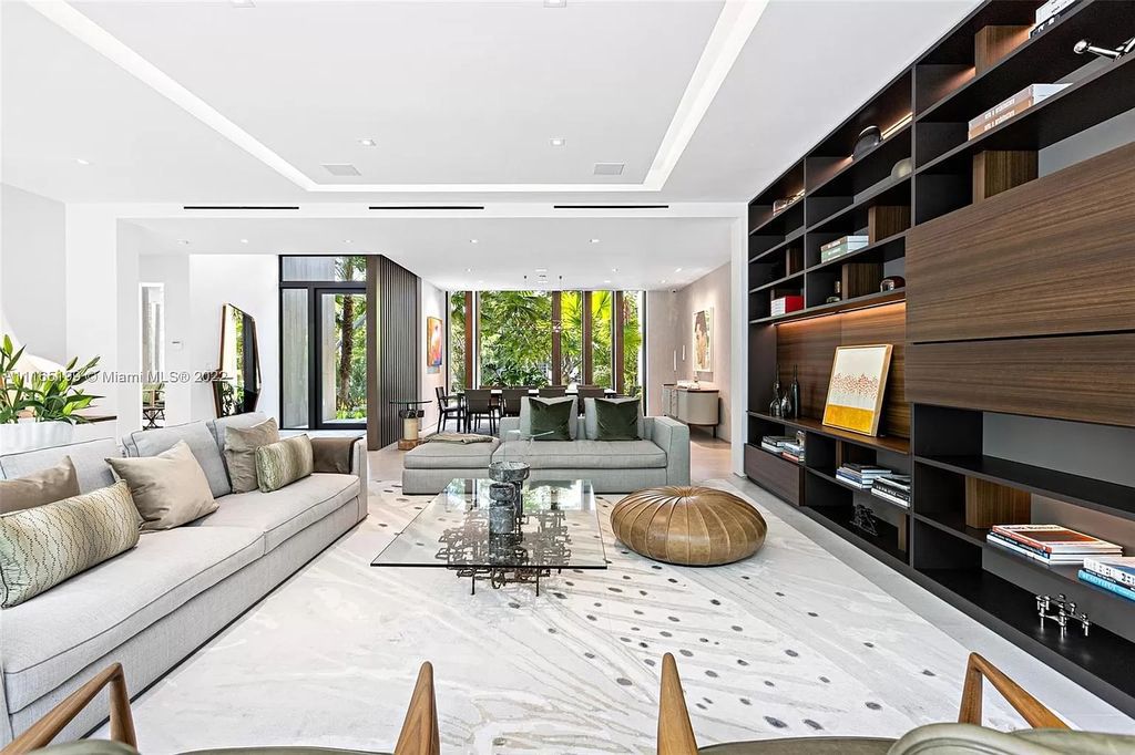 The Villa in Miami Beach is an award winning new construction modern tropical estate on Sunset Island 2 now available for sale. This home located at 2535 Shelter Ave, Miami Beach, Florida