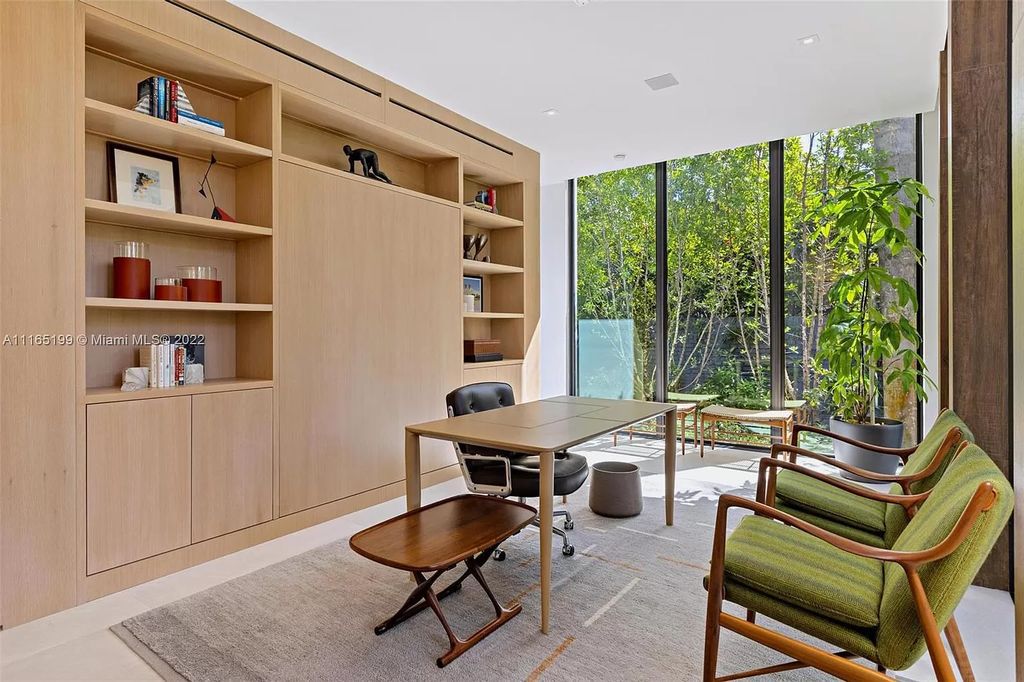 The Villa in Miami Beach is an award winning new construction modern tropical estate on Sunset Island 2 now available for sale. This home located at 2535 Shelter Ave, Miami Beach, Florida
