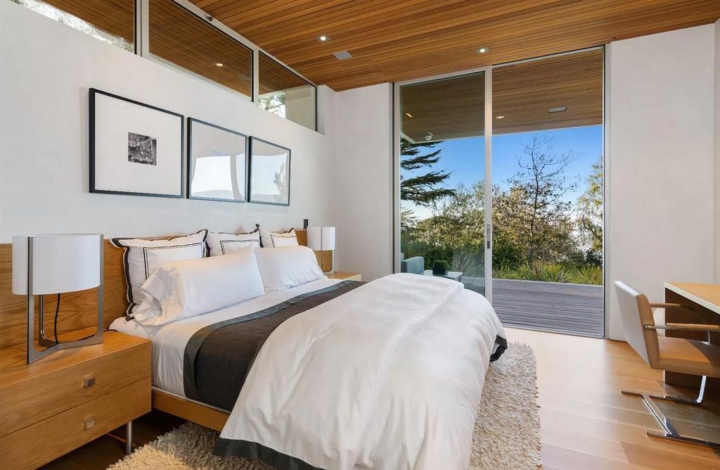 The Home in Tiburon an icon of modern design nestled in the hills above downtown Tiburon, boasts the finest views in the Bay Area now available for sale. This home located at 1860 Mountain View Dr, Belvedere Tiburon, California