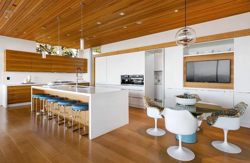 The Home in Tiburon an icon of modern design nestled in the hills above downtown Tiburon, boasts the finest views in the Bay Area now available for sale. This home located at 1860 Mountain View Dr, Belvedere Tiburon, California