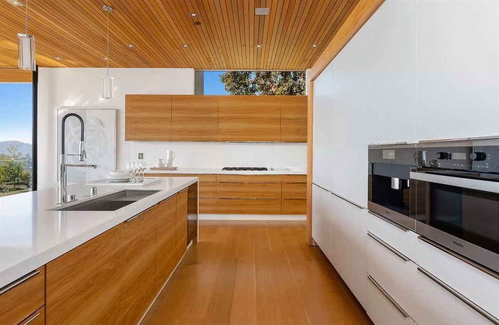 The Home in Tiburon an icon of modern design nestled in the hills above downtown Tiburon, boasts the finest views in the Bay Area now available for sale. This home located at 1860 Mountain View Dr, Belvedere Tiburon, California