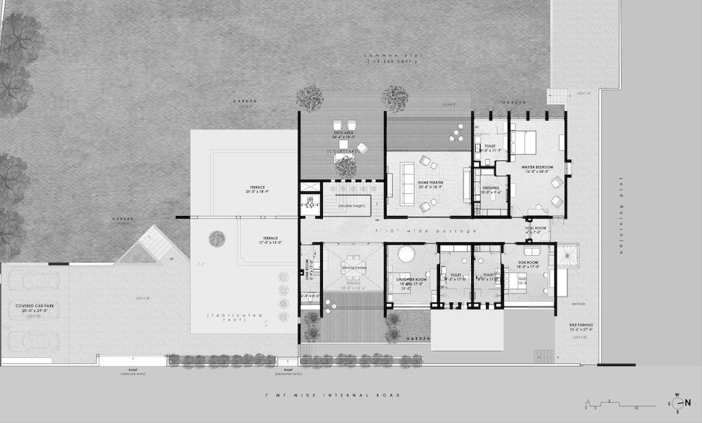 Ankit Shah Residence a Folded House by Dipen Gada and Associates 14