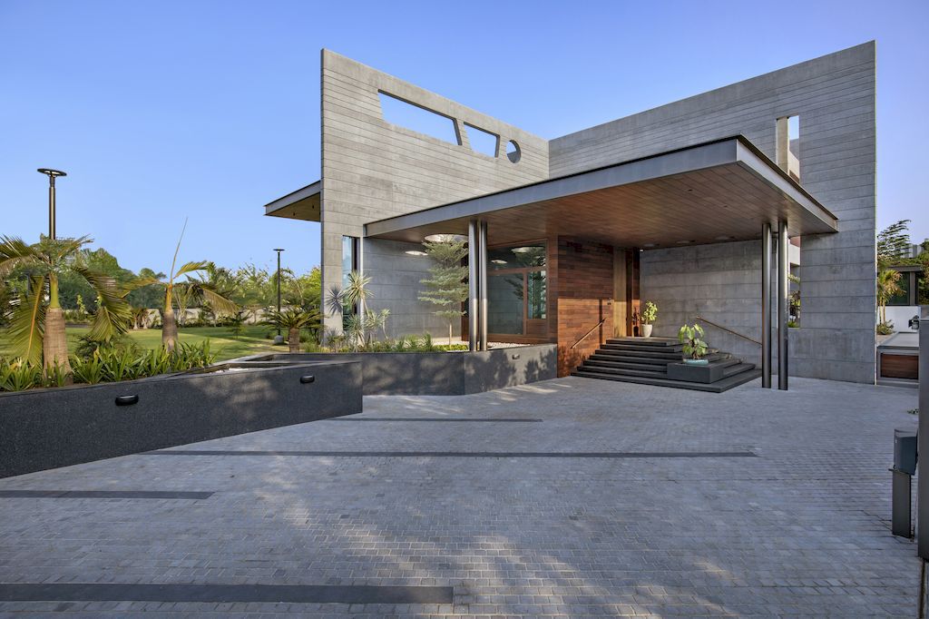 Ankit Shah Residence a Folded House by Dipen Gada and Associates 2