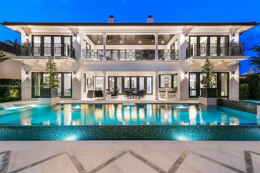 The Mansion in Fort Lauderdale is a timelessly designed home featuring a grand double height entryway and a thoughtful floorplan now available for sale. This home located at 2436 Aqua Vista Blvd, Fort Lauderdale, Florida