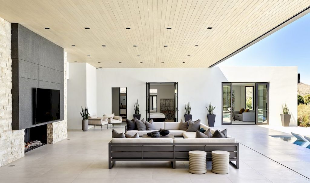 Classic and Modernist Design of Ebony and Ivory House by Drewett Works 19