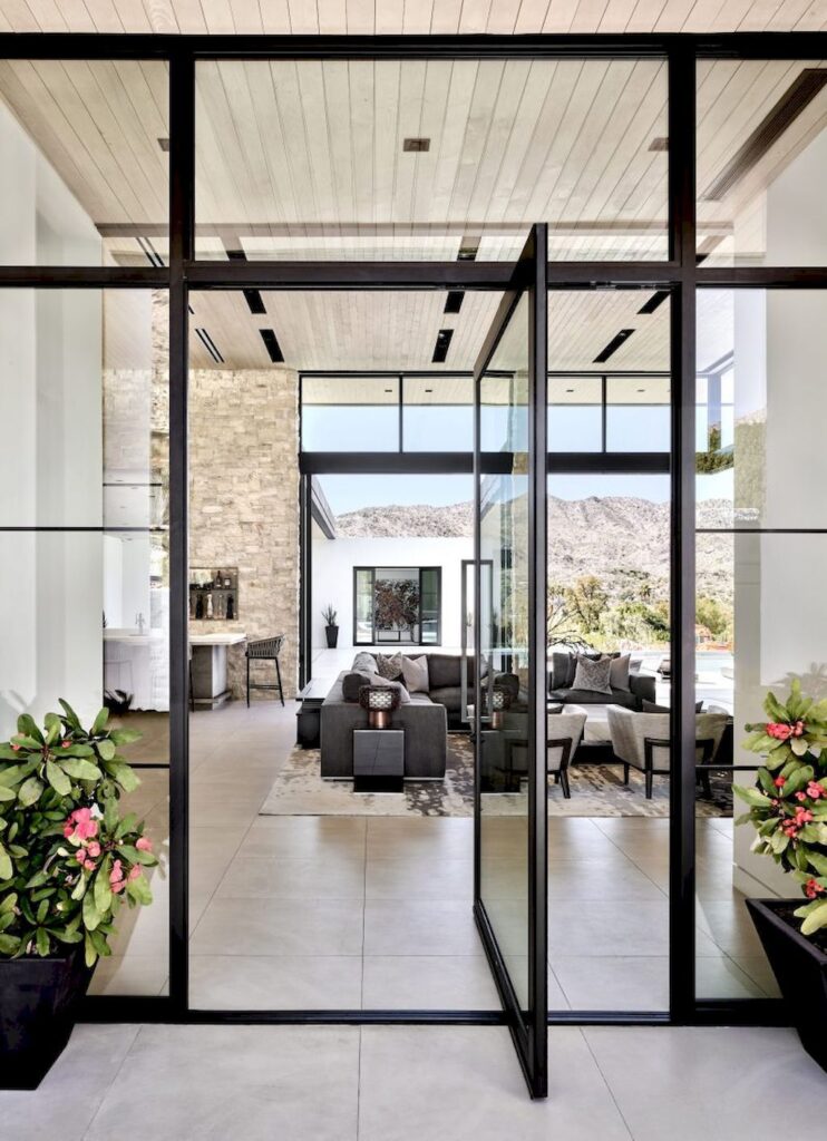Classic and Modernist Design of Ebony and Ivory House by Drewett Works