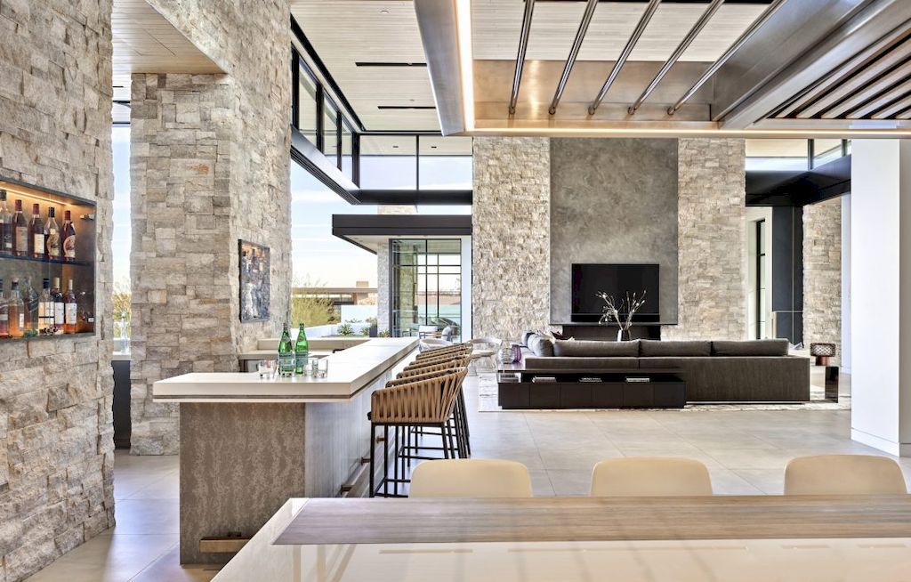 Classic and Modernist Design of Ebony and Ivory House by Drewett Works