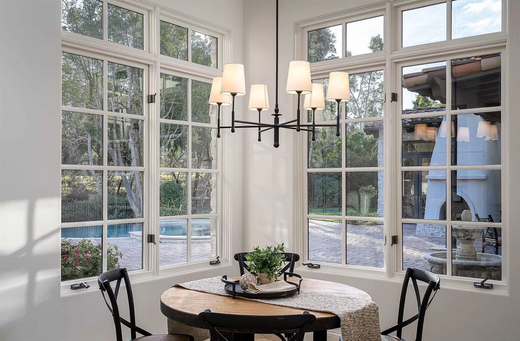 The Home in Rancho Santa Fe is a classically remodeled home with southern views overlooks golf course open space now available for sale. This home located at 6641 Calle Ponte Bella, Rancho Santa Fe, California