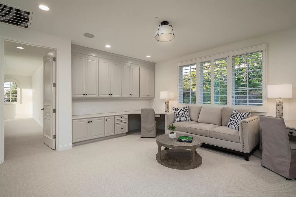 The Home in Rancho Santa Fe is a classically remodeled home with southern views overlooks golf course open space now available for sale. This home located at 6641 Calle Ponte Bella, Rancho Santa Fe, California