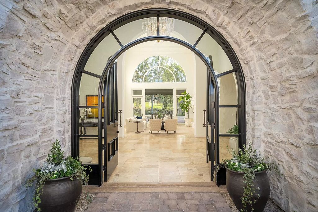 The Home in Rancho Santa Fe is a classically remodeled home with southern views overlooks golf course open space now available for sale. This home located at 6641 Calle Ponte Bella, Rancho Santa Fe, California