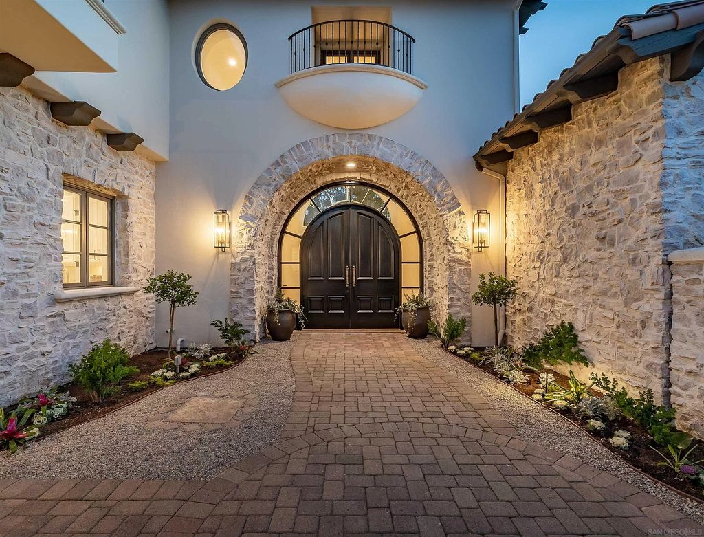 The Home in Rancho Santa Fe is a classically remodeled home with southern views overlooks golf course open space now available for sale. This home located at 6641 Calle Ponte Bella, Rancho Santa Fe, California