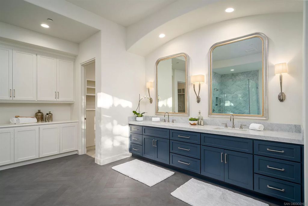 The Home in Rancho Santa Fe is a classically remodeled home with southern views overlooks golf course open space now available for sale. This home located at 6641 Calle Ponte Bella, Rancho Santa Fe, California