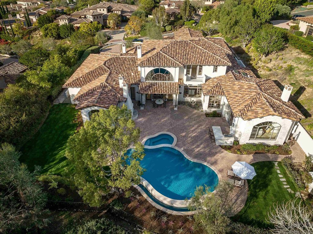 The Home in Rancho Santa Fe is a classically remodeled home with southern views overlooks golf course open space now available for sale. This home located at 6641 Calle Ponte Bella, Rancho Santa Fe, California