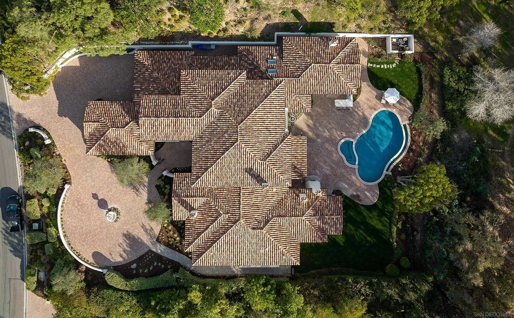The Home in Rancho Santa Fe is a classically remodeled home with southern views overlooks golf course open space now available for sale. This home located at 6641 Calle Ponte Bella, Rancho Santa Fe, California