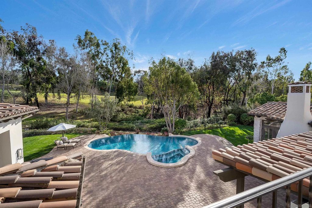 The Home in Rancho Santa Fe is a classically remodeled home with southern views overlooks golf course open space now available for sale. This home located at 6641 Calle Ponte Bella, Rancho Santa Fe, California