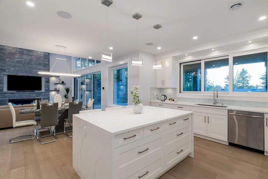 The Home in Delta is a brand-new custom built modern home radiant heat flooring, control 4 automation, motorized blinds, and much more, now available for sale