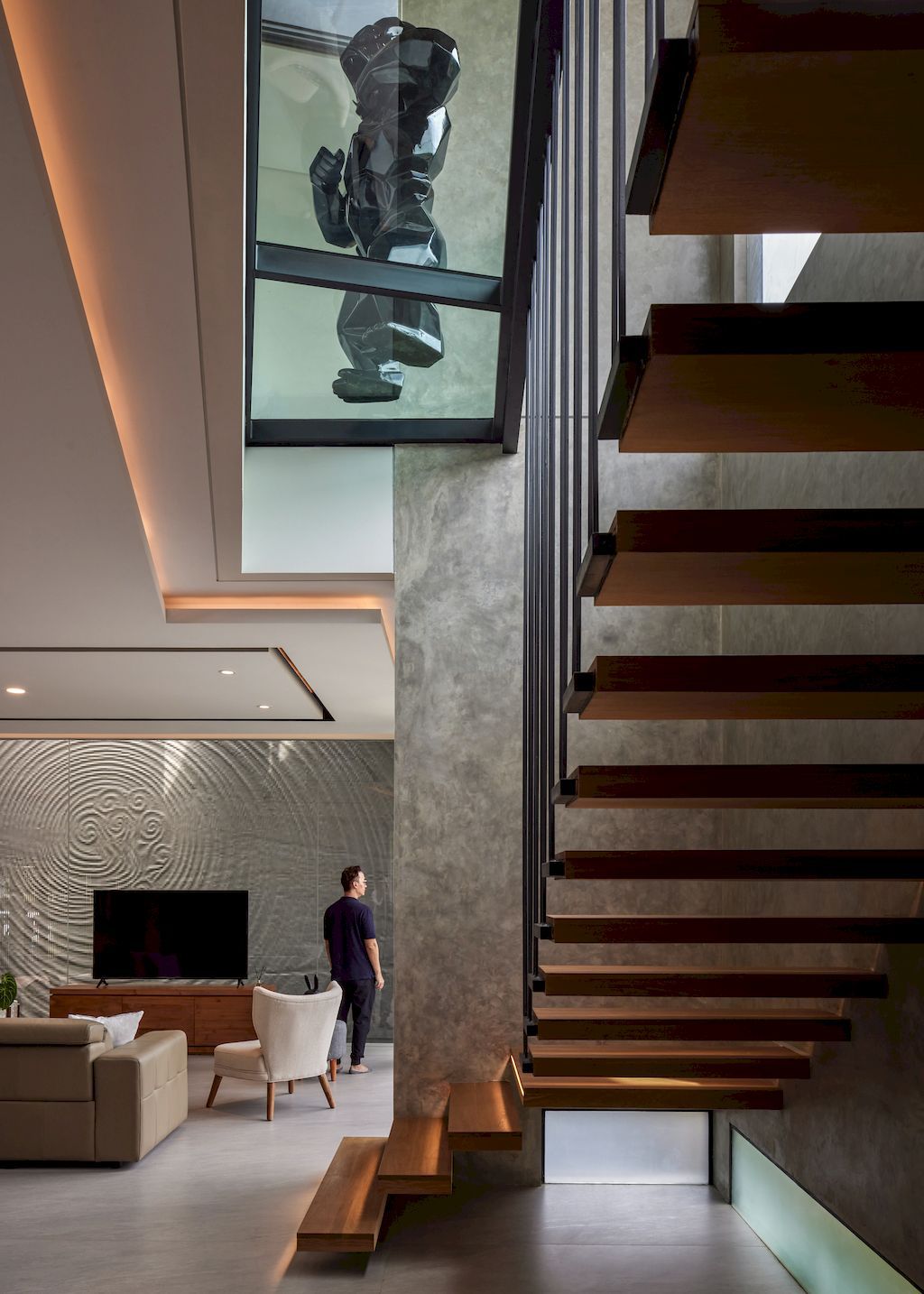 DS House impressive bold and masculine vibes design by Rakta Studio 7