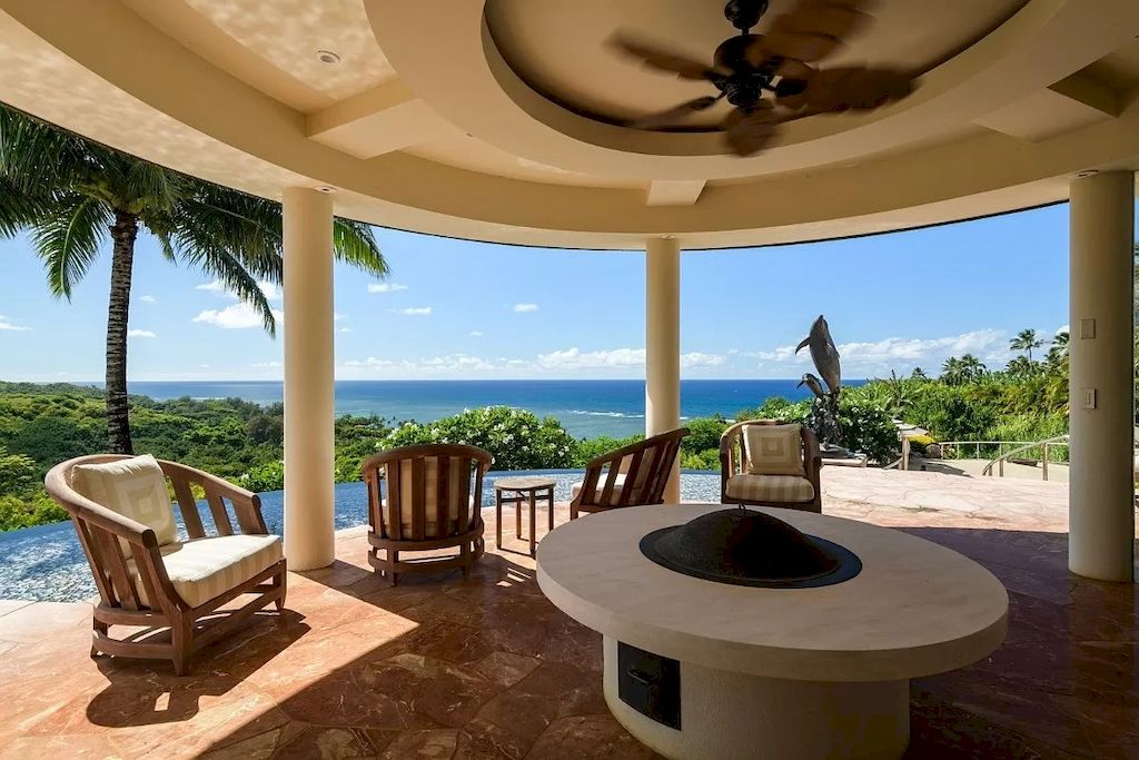 The Home in Hawaii is a luxurious home fully equipped with high-end amenities as well as commanding panoramic ocean views now available for sale.