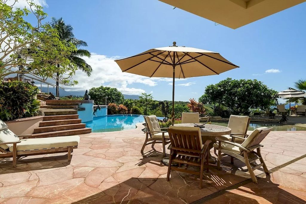 The Home in Hawaii is a luxurious home fully equipped with high-end amenities as well as commanding panoramic ocean views now available for sale.