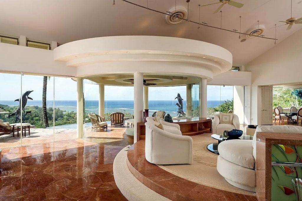 The Home in Hawaii is a luxurious home fully equipped with high-end amenities as well as commanding panoramic ocean views now available for sale.