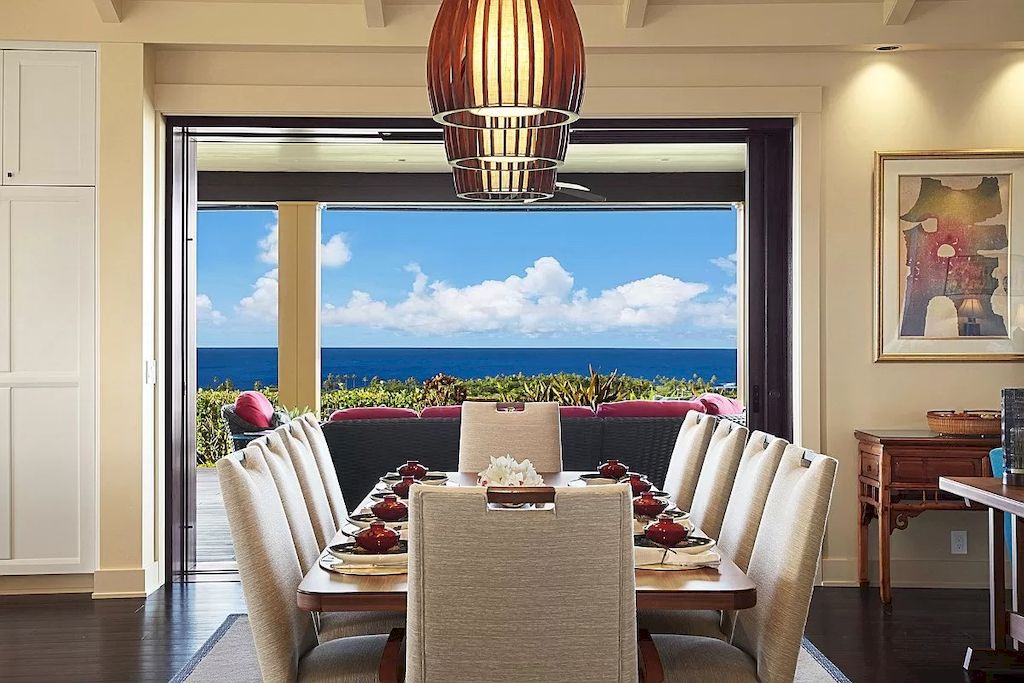 The Home in Hawaii is a luxurious home displaying unparalleled ocean, mountain, and coastal vistas now available for sale. This home located at 3027 Kalahiki St, Koloa, Hawaii; offering 04 bedrooms and 05 bathrooms with 4,490 square feet of living spaces.