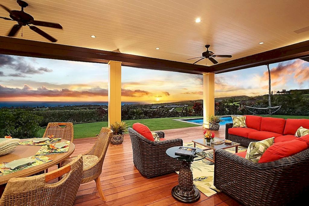 The Home in Hawaii is a luxurious home displaying unparalleled ocean, mountain, and coastal vistas now available for sale. This home located at 3027 Kalahiki St, Koloa, Hawaii; offering 04 bedrooms and 05 bathrooms with 4,490 square feet of living spaces.