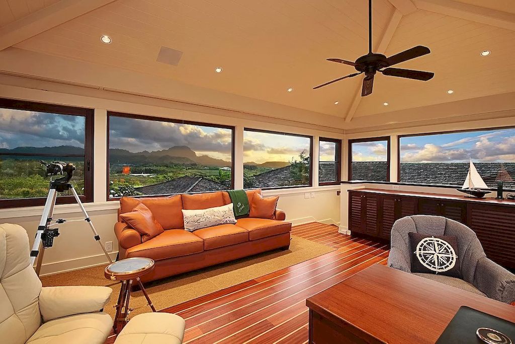 The Home in Hawaii is a luxurious home displaying unparalleled ocean, mountain, and coastal vistas now available for sale. This home located at 3027 Kalahiki St, Koloa, Hawaii; offering 04 bedrooms and 05 bathrooms with 4,490 square feet of living spaces.