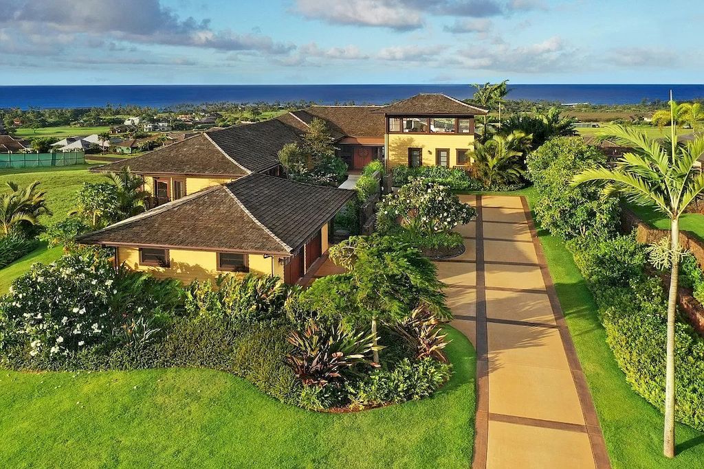 The Home in Hawaii is a luxurious home displaying unparalleled ocean, mountain, and coastal vistas now available for sale. This home located at 3027 Kalahiki St, Koloa, Hawaii; offering 04 bedrooms and 05 bathrooms with 4,490 square feet of living spaces.