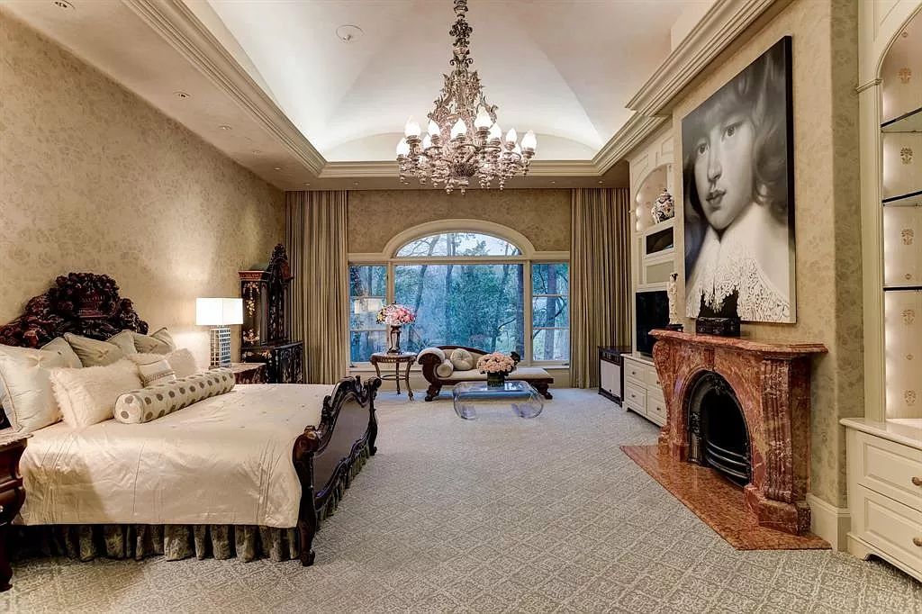 The Home in Houston is a magnificent custom designed estate with one of a kind architectural appointments now available for sale. This home located at 8843 Harness Creek Ln, Houston, Texas