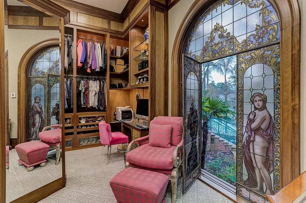 The Home in Houston is a magnificent custom designed estate with one of a kind architectural appointments now available for sale. This home located at 8843 Harness Creek Ln, Houston, Texas