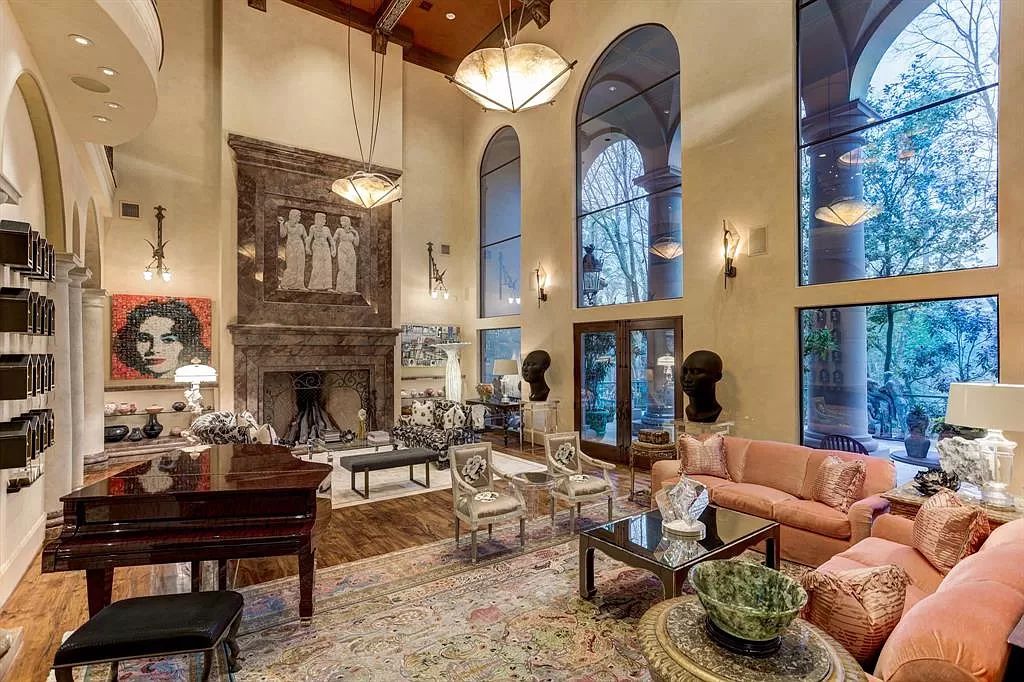 The Home in Houston is a magnificent custom designed estate with one of a kind architectural appointments now available for sale. This home located at 8843 Harness Creek Ln, Houston, Texas