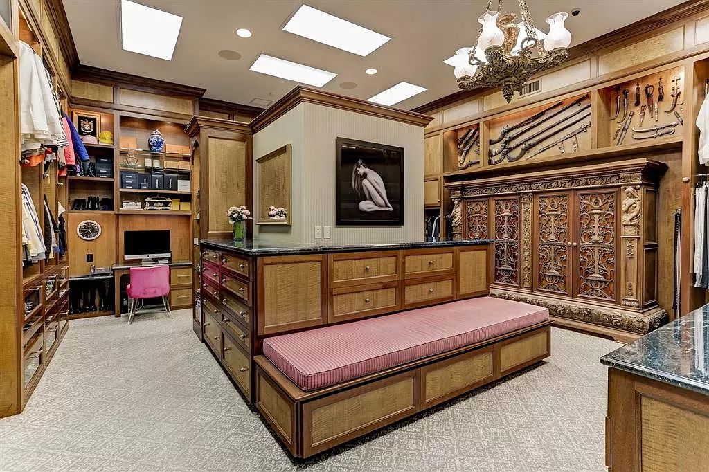 The Home in Houston is a magnificent custom designed estate with one of a kind architectural appointments now available for sale. This home located at 8843 Harness Creek Ln, Houston, Texas
