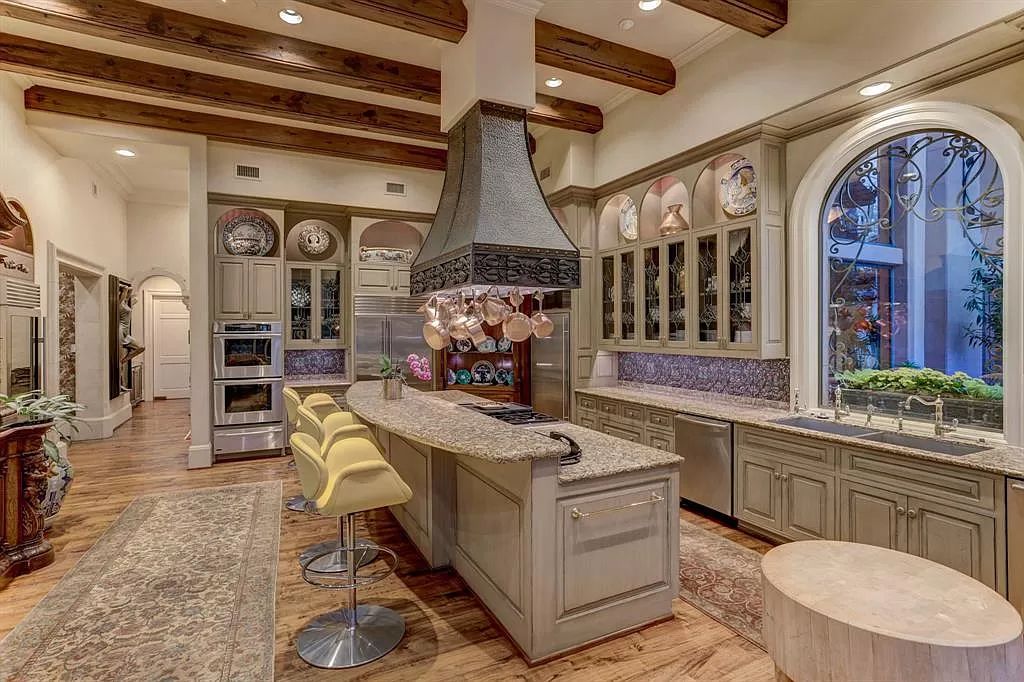 The Home in Houston is a magnificent custom designed estate with one of a kind architectural appointments now available for sale. This home located at 8843 Harness Creek Ln, Houston, Texas