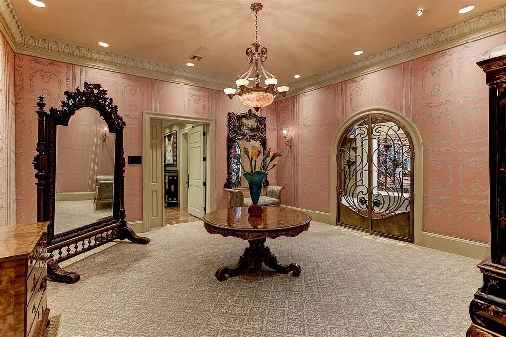 The Home in Houston is a magnificent custom designed estate with one of a kind architectural appointments now available for sale. This home located at 8843 Harness Creek Ln, Houston, Texas