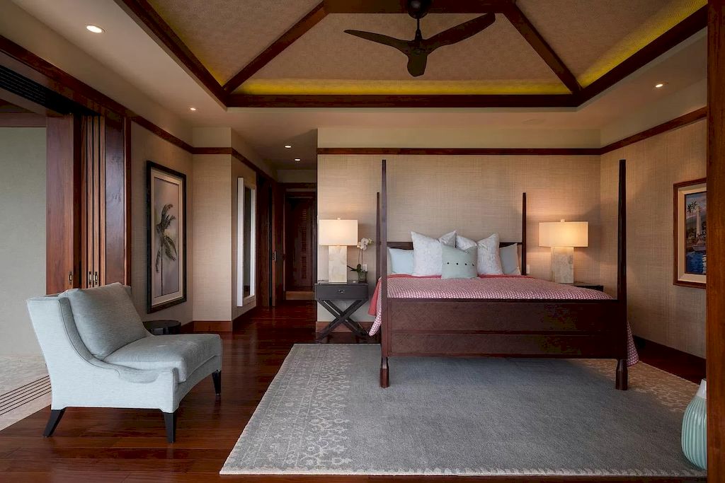 Hard floors and exposed walls are frequently highlighted in rustic bedroom ideas; yet, this style may make rooms feel chilly; as a result, it's crucial to consider bedroom lighting ideas to make the area feel warm and welcoming. These woven table lamps will instantly warm the room, and the rattan bases will add to the rustic sense of the decor. The spice-colored cloth shades will also provide the warmth of faraway lands.