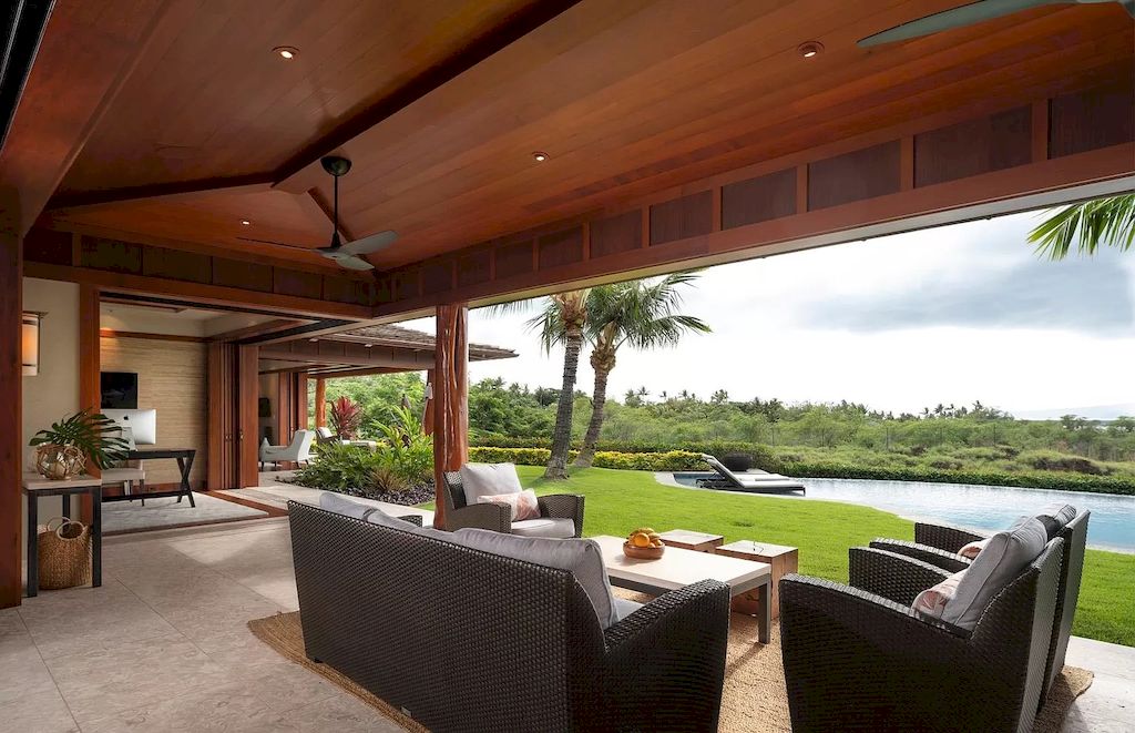 The Home in Hawaii is a luxurious home featuring seamless indoor-outdoor contemporary design now available for sale. This home located at 26 Ualei Pl, Kihei, Hawaii; offering 05 bedrooms and 06 bathrooms with 4,383 square feet of living spaces.