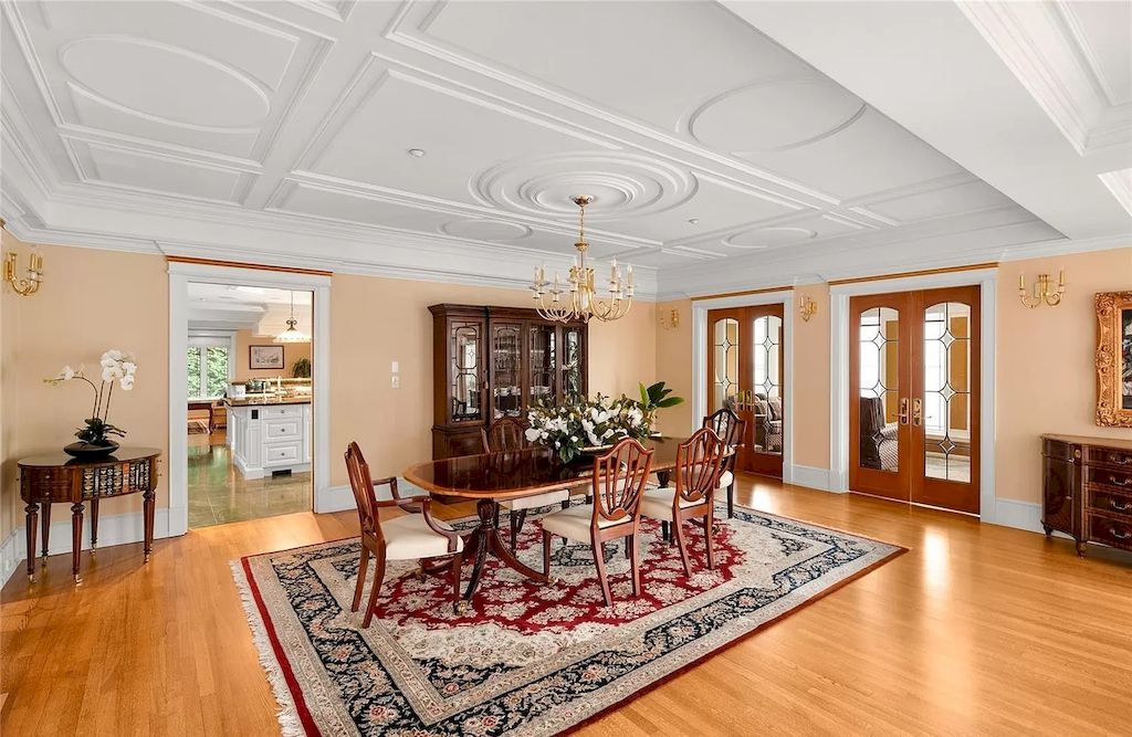 The House in Oak Bay is entertainment haven complete with resort style living with a pool, hot tub, expansive patio sections including covered sections & oceanfront setting with beach access now available for sale