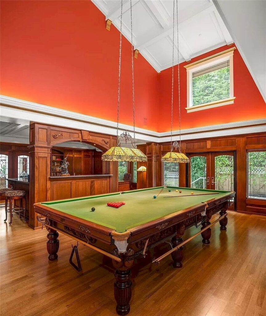 The House in Oak Bay is entertainment haven complete with resort style living with a pool, hot tub, expansive patio sections including covered sections & oceanfront setting with beach access now available for sale