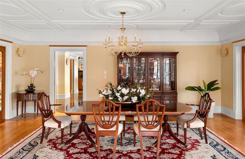 The House in Oak Bay is entertainment haven complete with resort style living with a pool, hot tub, expansive patio sections including covered sections & oceanfront setting with beach access now available for sale