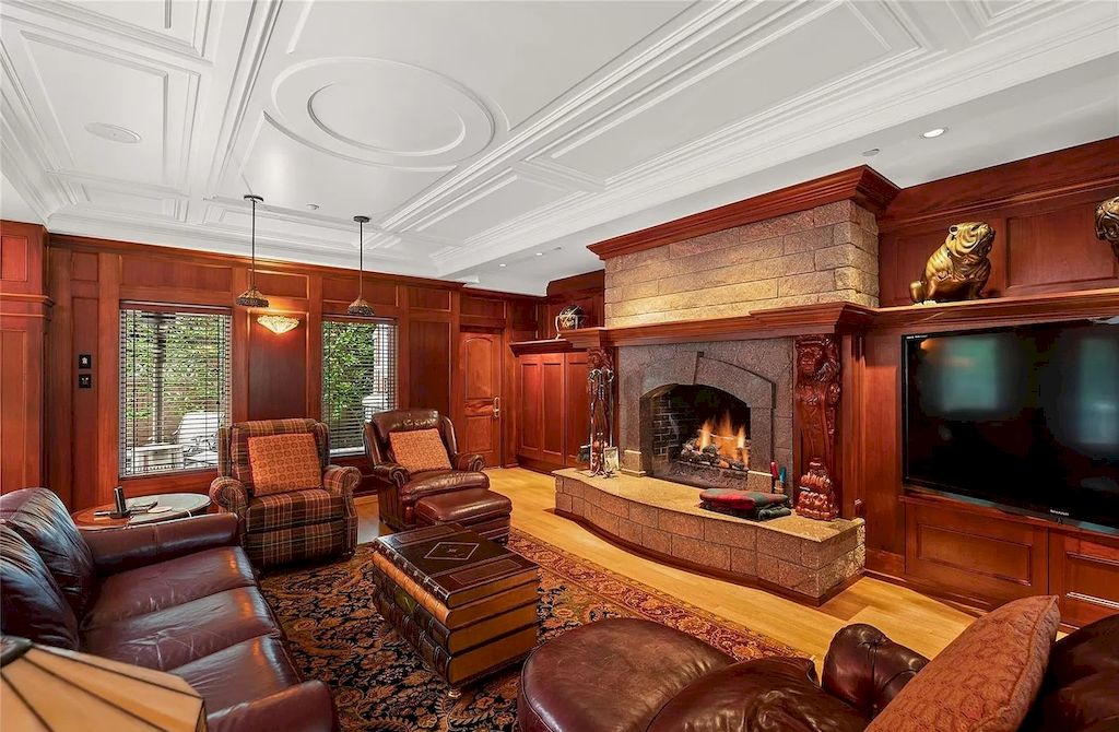The House in Oak Bay is entertainment haven complete with resort style living with a pool, hot tub, expansive patio sections including covered sections & oceanfront setting with beach access now available for sale