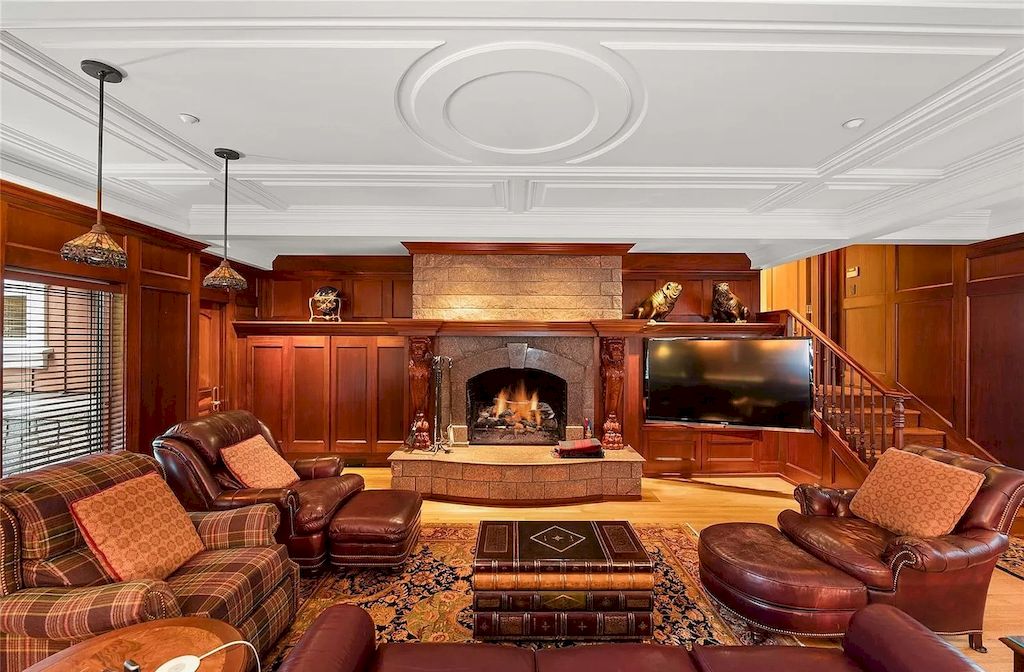The House in Oak Bay is entertainment haven complete with resort style living with a pool, hot tub, expansive patio sections including covered sections & oceanfront setting with beach access now available for sale