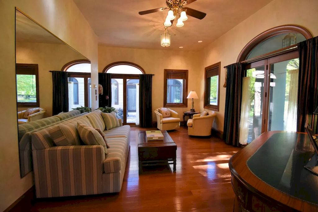 The Home in Pennsylvania is a luxurious home set on a lush, private, secure and park-like setting now available for sale. This home located at 6040 Lower Mountain Rd, New Hope, Pennsylvania; offering 06 bedrooms and 08 bathrooms with 11,500 square feet of living spaces.