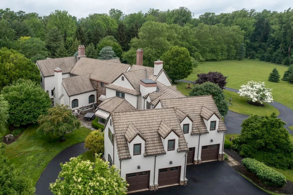 The Home in Pennsylvania is a luxurious home set on a lush, private, secure and park-like setting now available for sale. This home located at 6040 Lower Mountain Rd, New Hope, Pennsylvania; offering 06 bedrooms and 08 bathrooms with 11,500 square feet of living spaces.