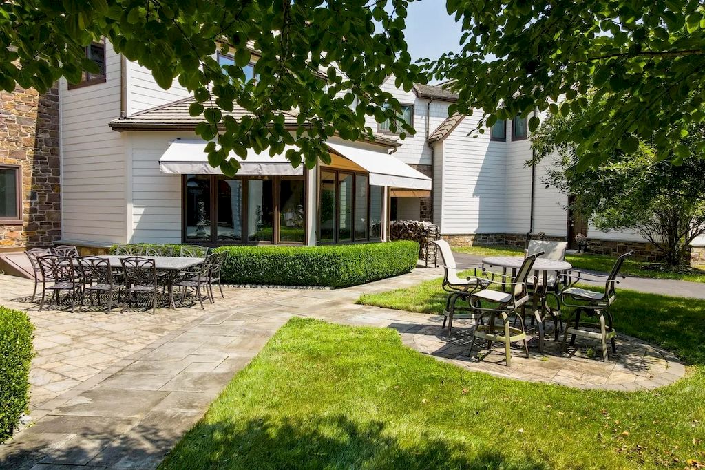 The Home in Pennsylvania is a luxurious home set on a lush, private, secure and park-like setting now available for sale. This home located at 6040 Lower Mountain Rd, New Hope, Pennsylvania; offering 06 bedrooms and 08 bathrooms with 11,500 square feet of living spaces.