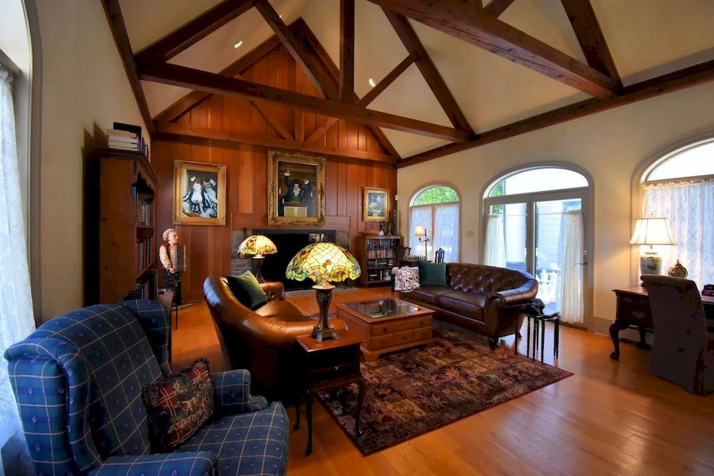 The Home in Pennsylvania is a luxurious home set on a lush, private, secure and park-like setting now available for sale. This home located at 6040 Lower Mountain Rd, New Hope, Pennsylvania; offering 06 bedrooms and 08 bathrooms with 11,500 square feet of living spaces.