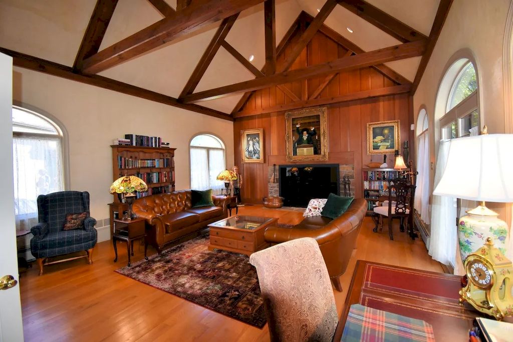 The Home in Pennsylvania is a luxurious home set on a lush, private, secure and park-like setting now available for sale. This home located at 6040 Lower Mountain Rd, New Hope, Pennsylvania; offering 06 bedrooms and 08 bathrooms with 11,500 square feet of living spaces.