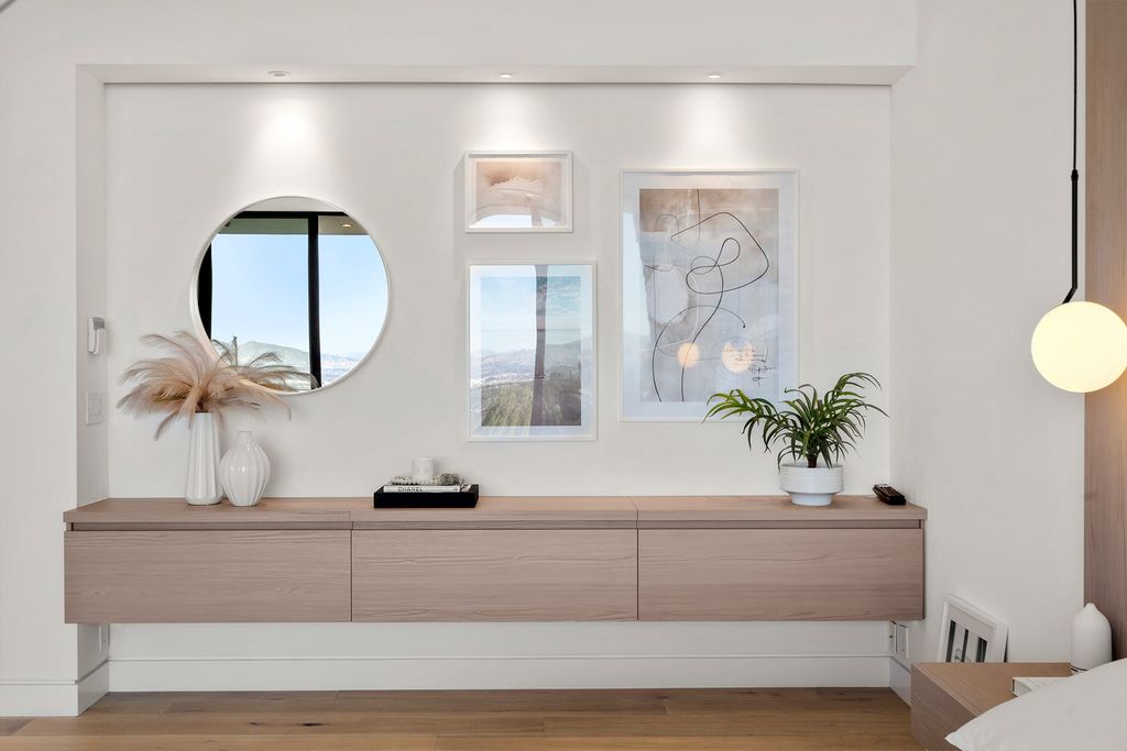 The Home in Sherman Oaks is a recently built modern masterpiece with unobstructed views of the city and mountains now available for sale. This home located at 3369 Alana Dr, Sherman Oaks, California;