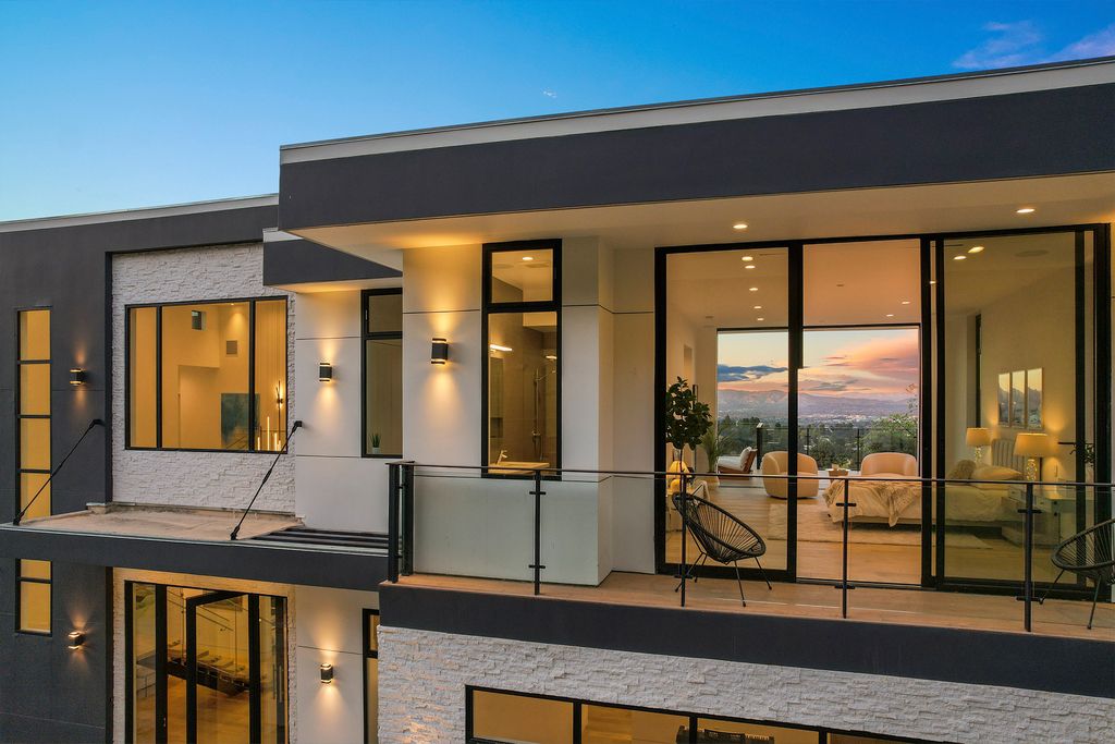 The Home in Sherman Oaks is a recently built modern masterpiece with unobstructed views of the city and mountains now available for sale. This home located at 3369 Alana Dr, Sherman Oaks, California;