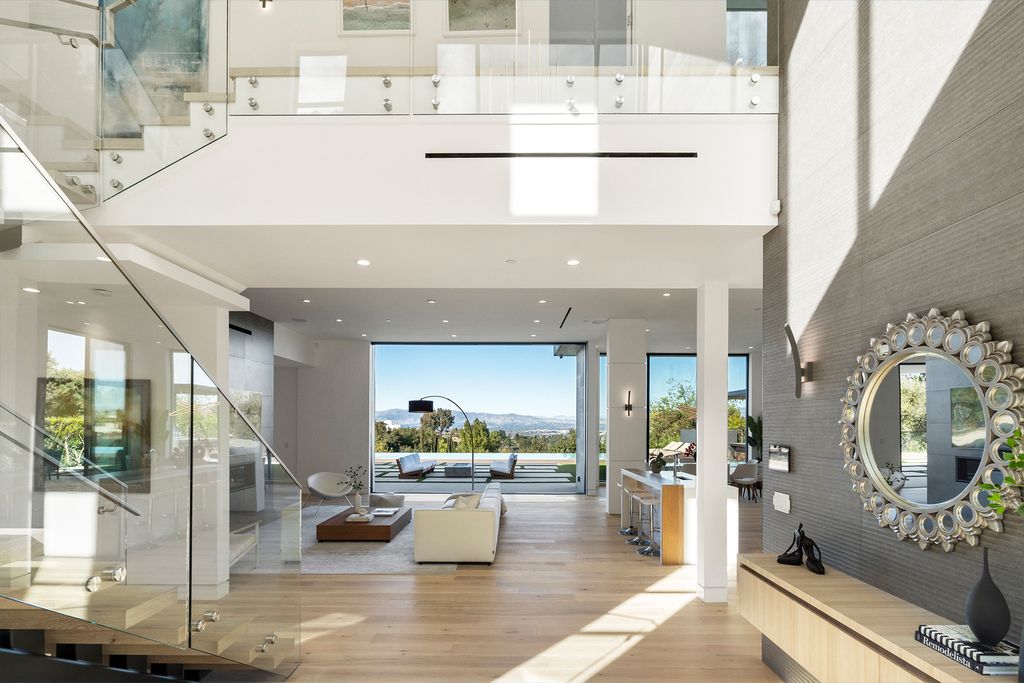 The Home in Sherman Oaks is a recently built modern masterpiece with unobstructed views of the city and mountains now available for sale. This home located at 3369 Alana Dr, Sherman Oaks, California;