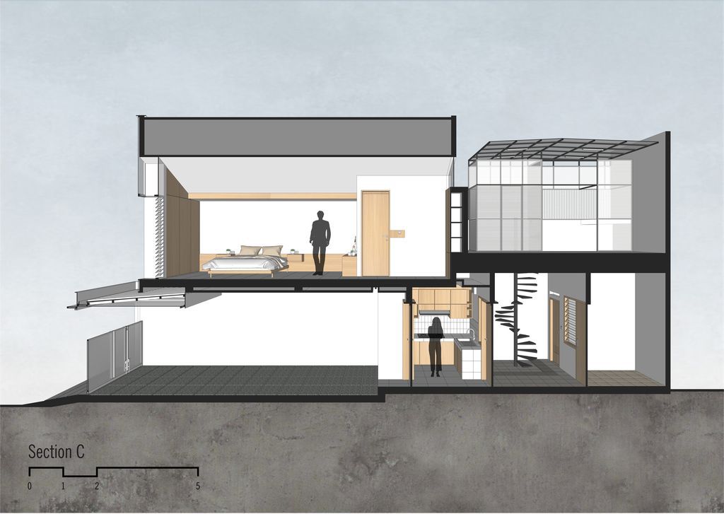 Serindang House Stunning Renovation Project in Indonesia by PSA Studio 7
